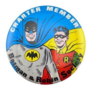 VTG Batman Robin Pin